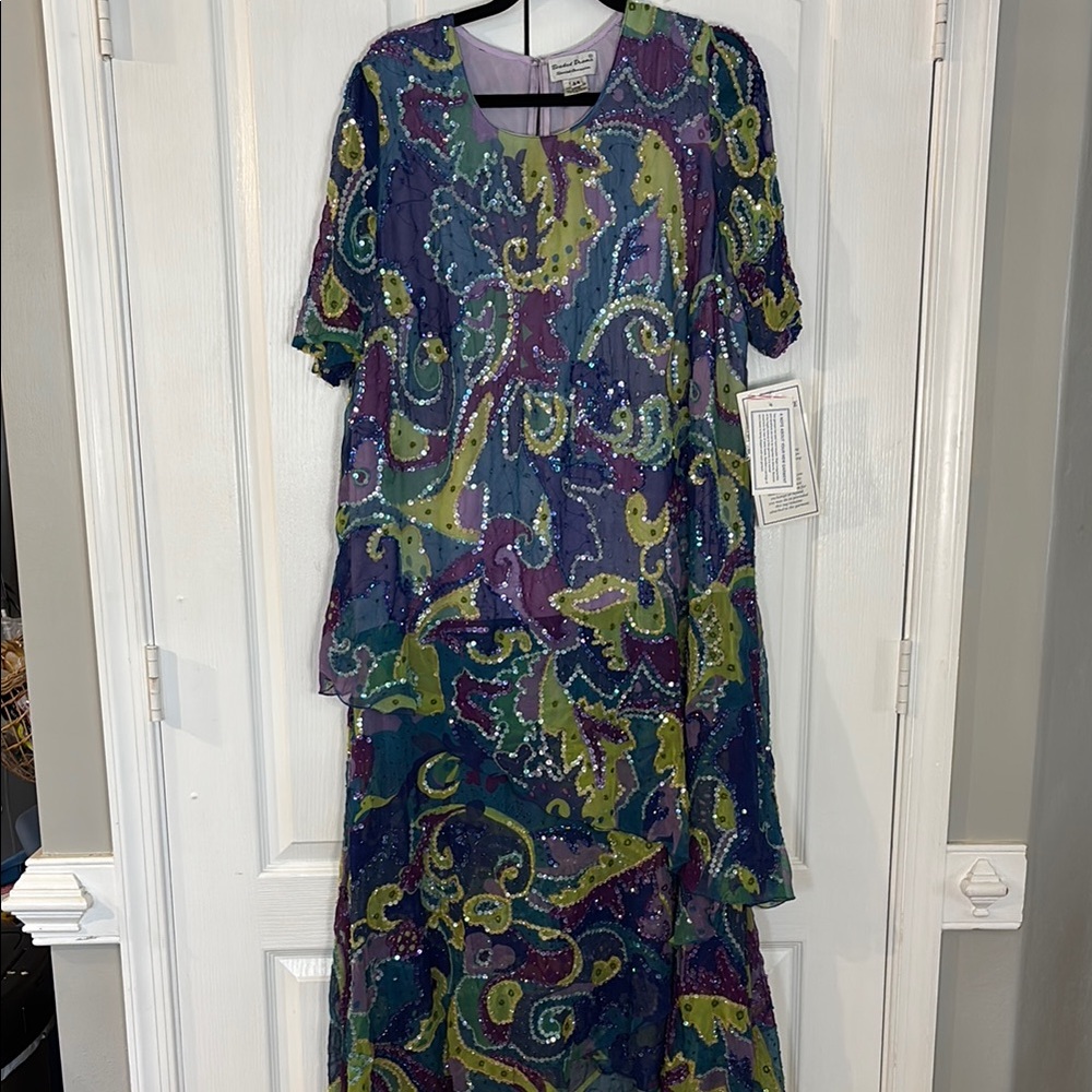 Colorful Paisley Women's Dress